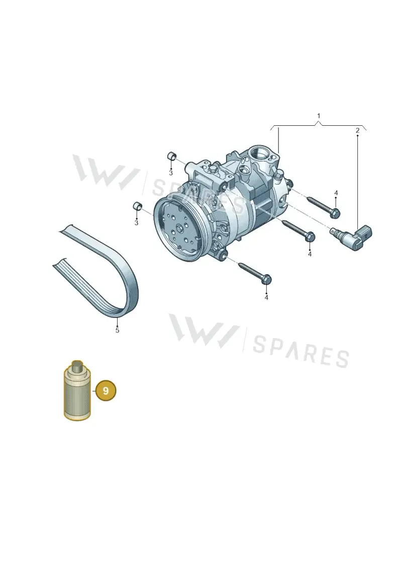 G052154A2 — Skoda Octavia (2019-2024) diagram 827260100, position 9