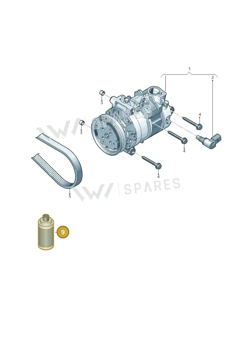 G052300A2 — Skoda Octavia (2019-2024) diagram 827260100, position 9