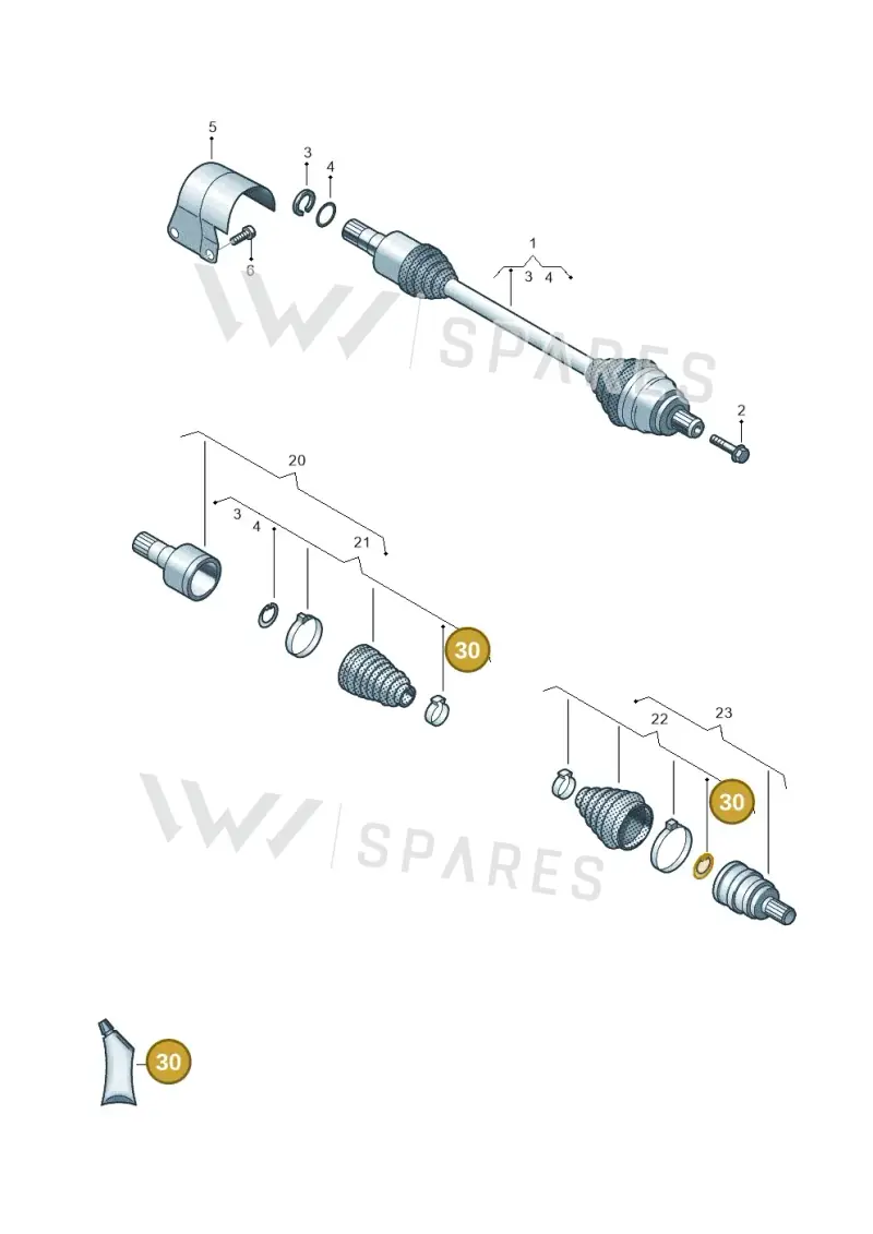 G052528A3 — Skoda Superb Combi (2023-) diagram 828407060, position 30