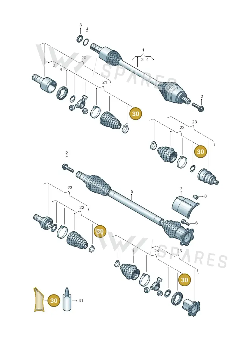 G052528A3 — Skoda Kodiaq (2024-) diagram 827407390, position 30