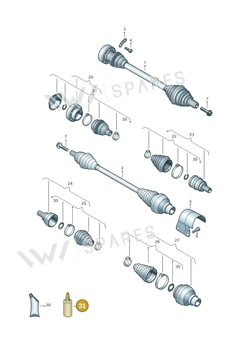 G060735A2 — Skoda Superb Combi (2023-) diagram 827407340, position 31