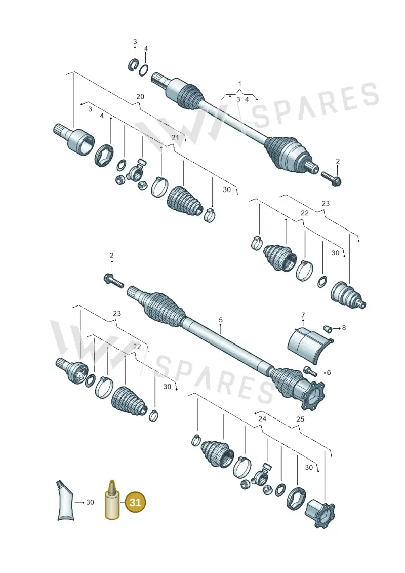 G060735A2 — Skoda Kodiaq (2024-) diagram 827407390, position 31
