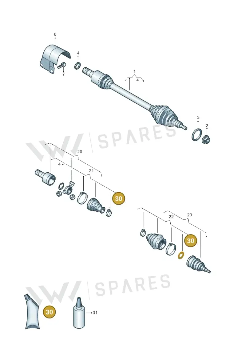 G070528A2 — Skoda Fabia (2021-) diagram 837407240, position 30