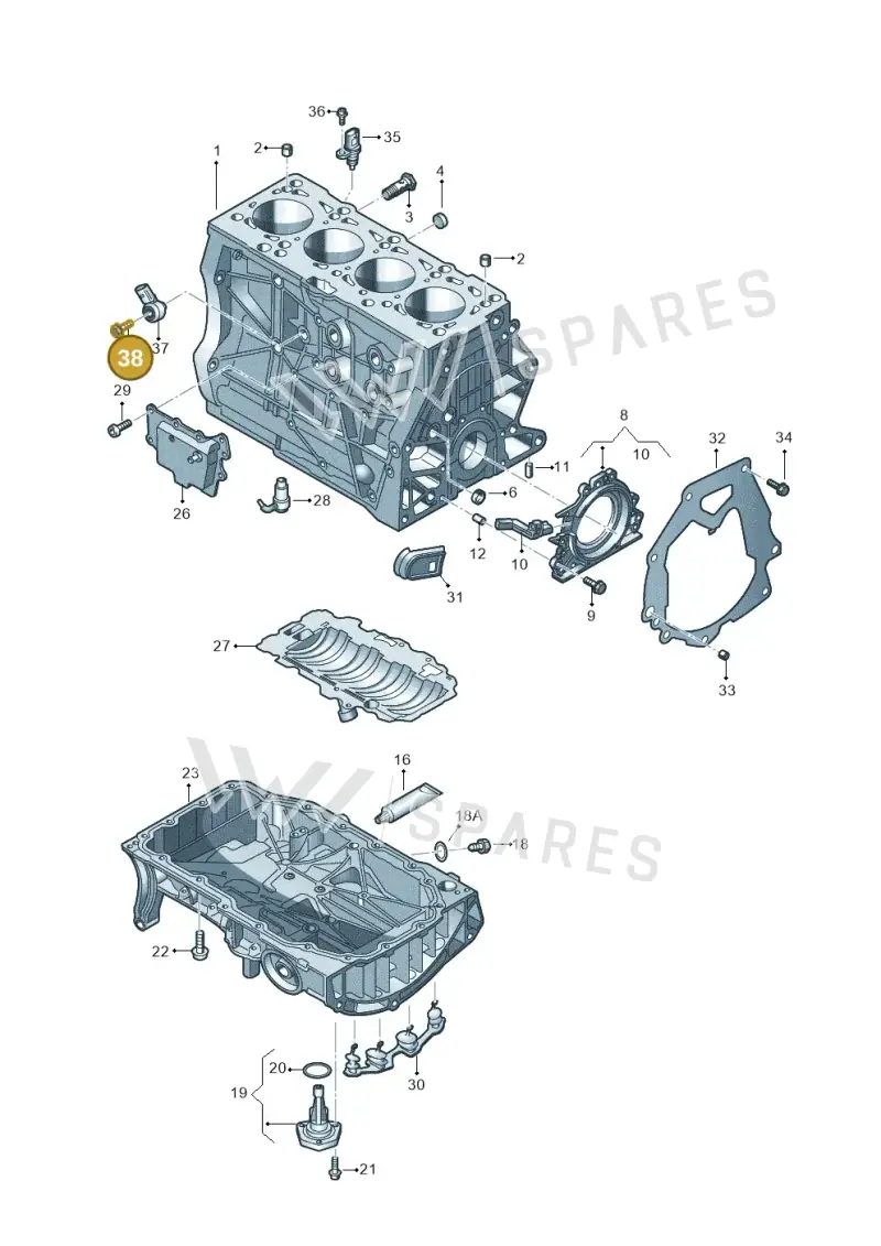 N01024426 — Skoda Fabia (2021-) diagram 890103150, position 38