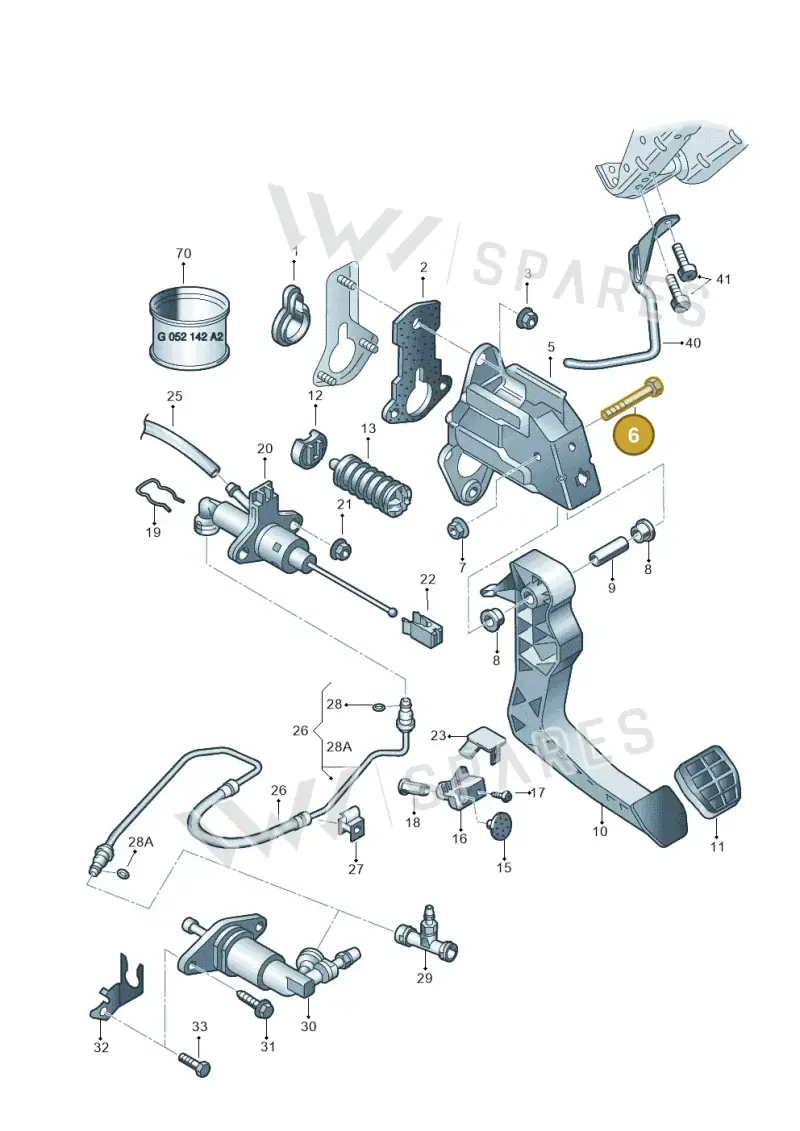 N0103691 — Skoda Fabia Ambiente (2009-2013) diagram 481721250, position 6