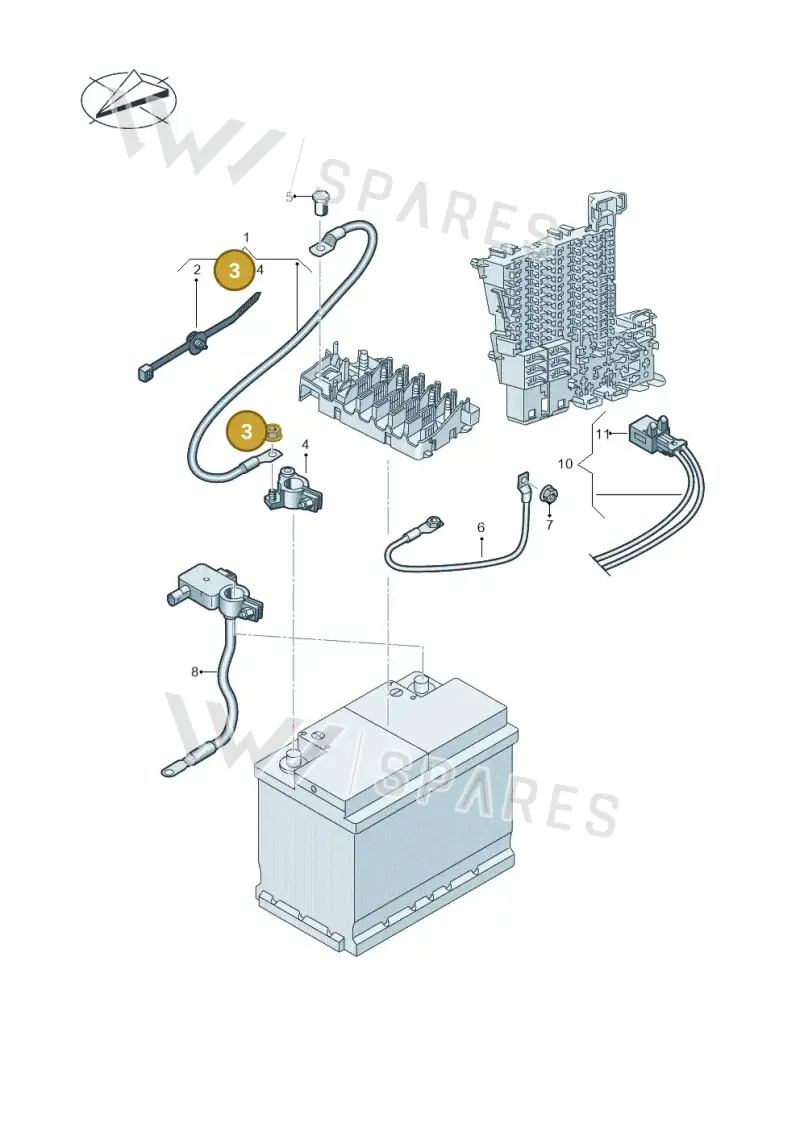N01100632 — Skoda Enyaq (2020-) diagram 11a971005, position 3