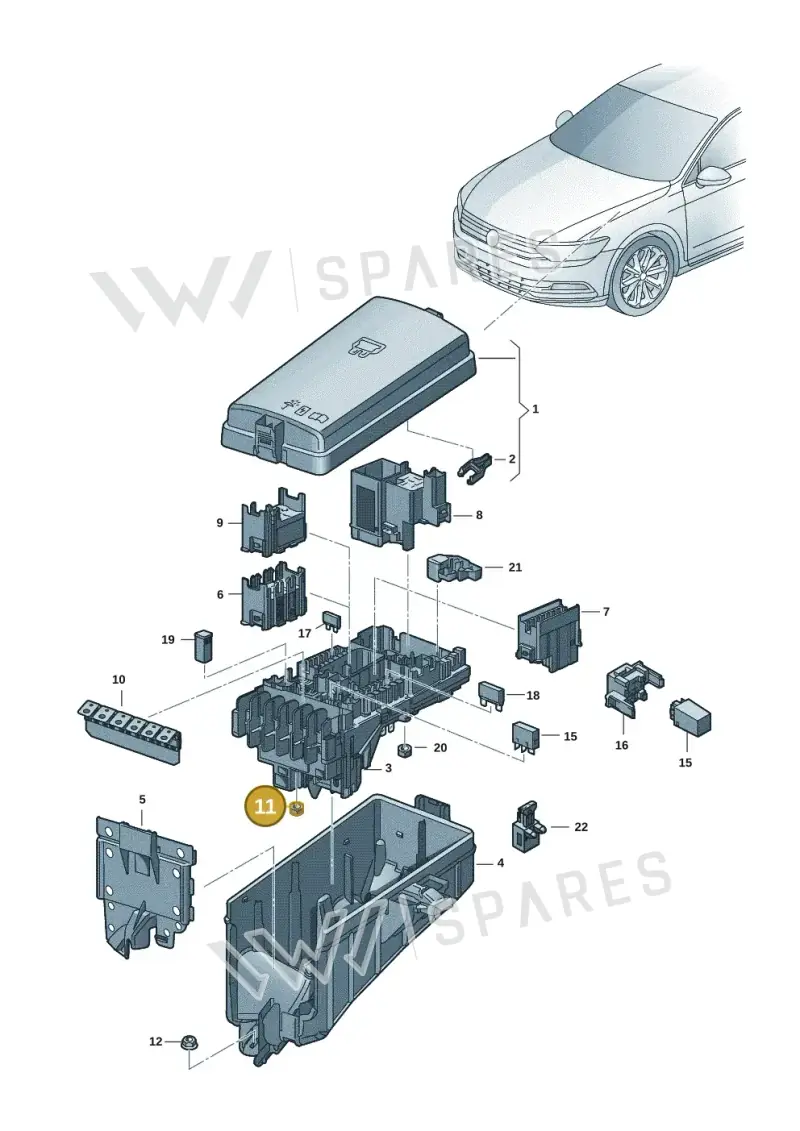 N01100636 — Skoda Kodiaq (2024-) diagram 3p0937020, position 11