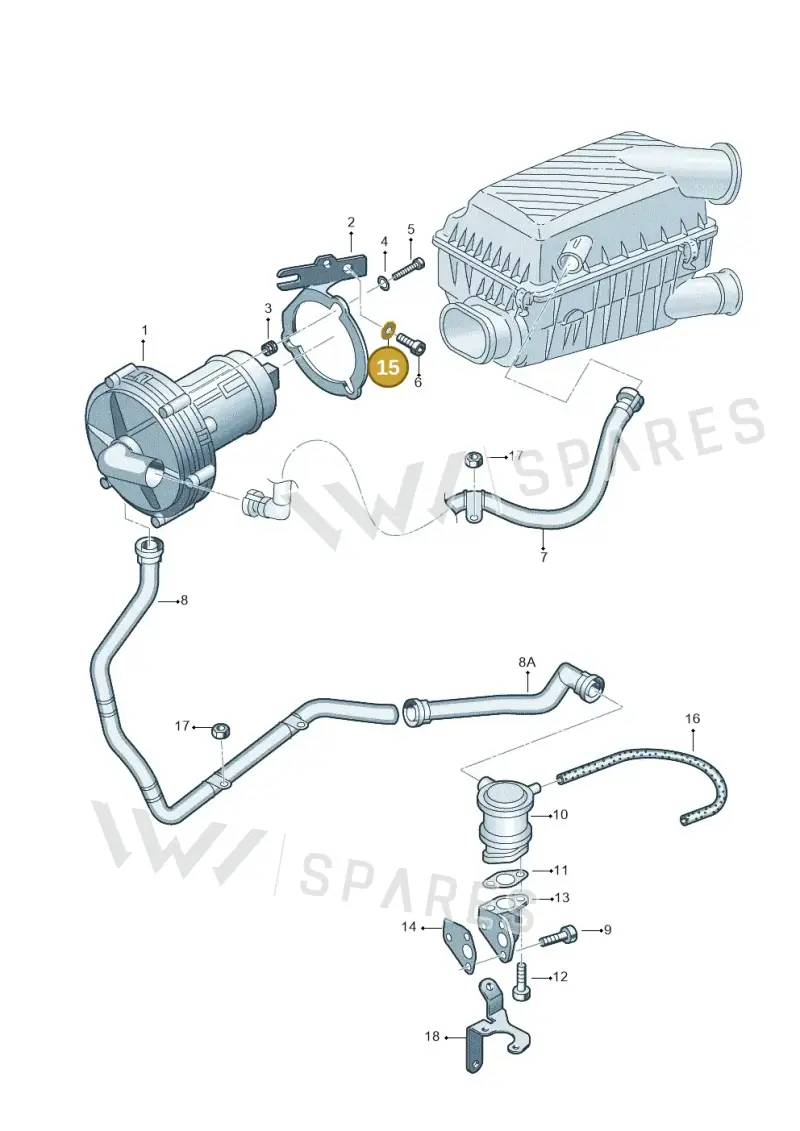 N0115609 — Skoda OCTAVIA/COMBI/4X4      01> (2000-) diagram 252131070, position 15
