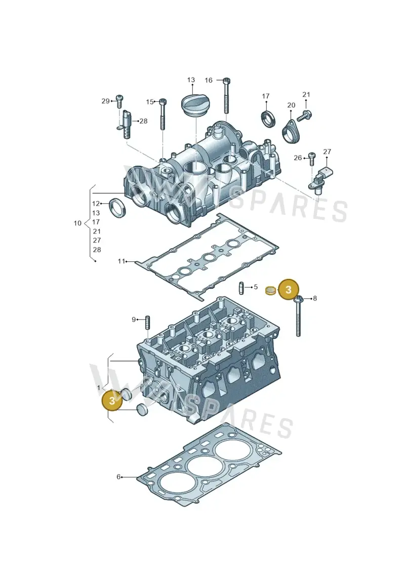 N01190710 — Skoda Fabia (2021-) diagram 837103400, position 3