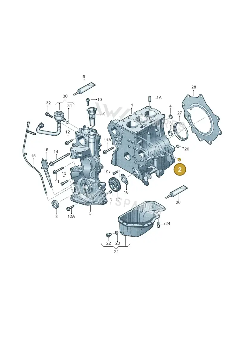 N0119182 — Skoda Rapid (2012-2022) diagram 253103050, position 2