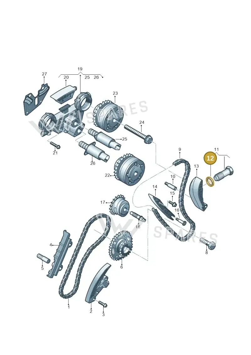 N0138271 — Skoda Superb (2013-2015) diagram 710109600, position 12