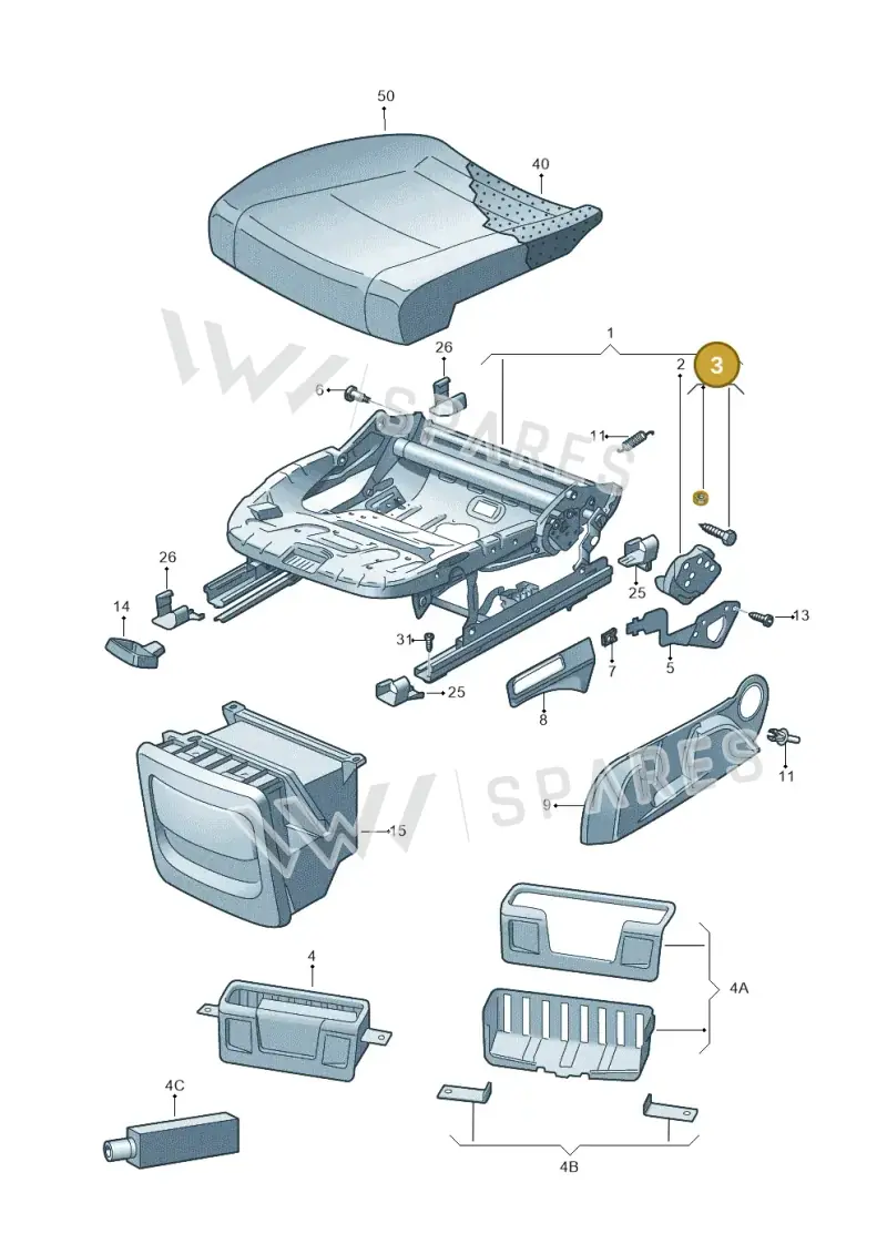 N01389010 — Skoda Fabia (2014-2022) diagram 797881010, position 3
