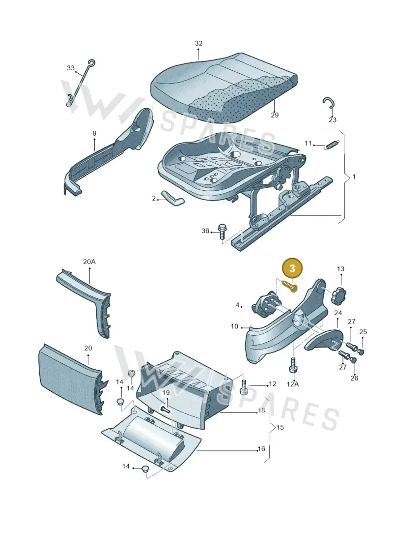 N0138905 — Skoda ROOMSTER               06> (2006-) diagram 481881000, position 3