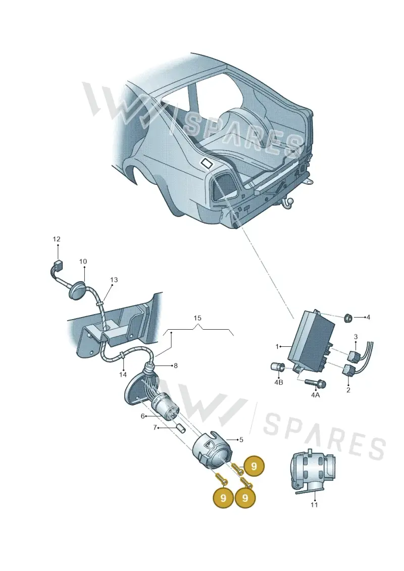 N0141565 — Skoda Yeti (2013-2017) diagram 666945550, position 9