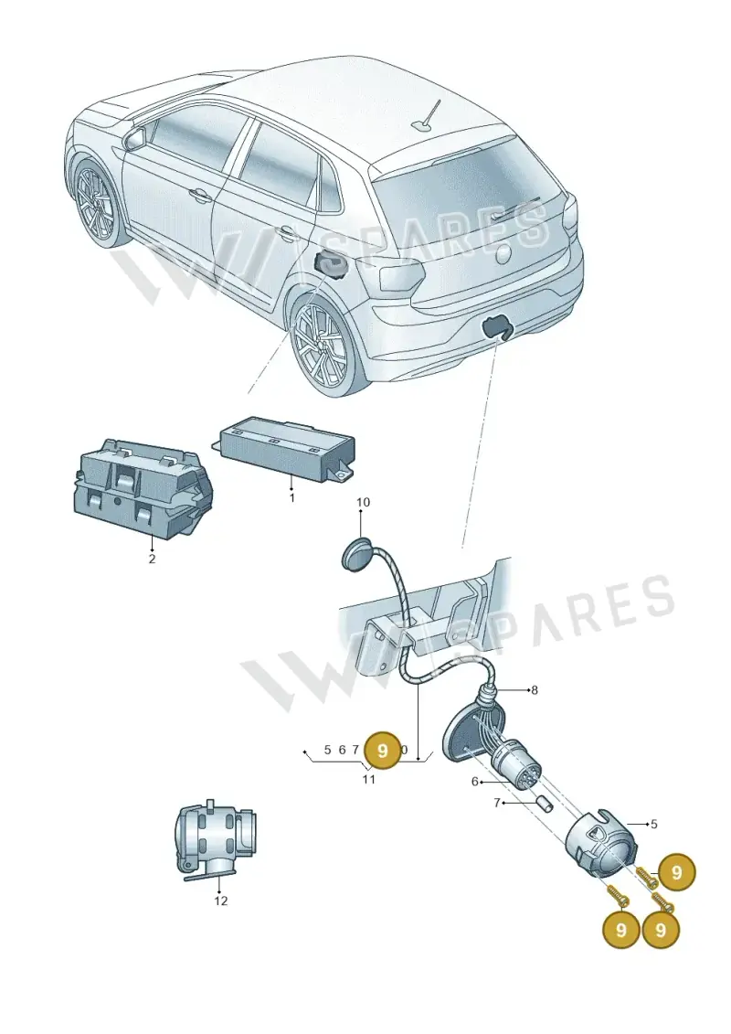 N0141565 — Skoda Fabia (2021-) diagram 6vn945055, position 9