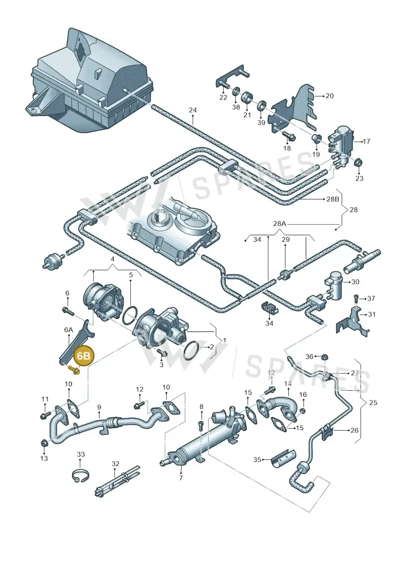 N0147203 — Skoda Yeti (2009-2013) diagram 663131850, position 6B
