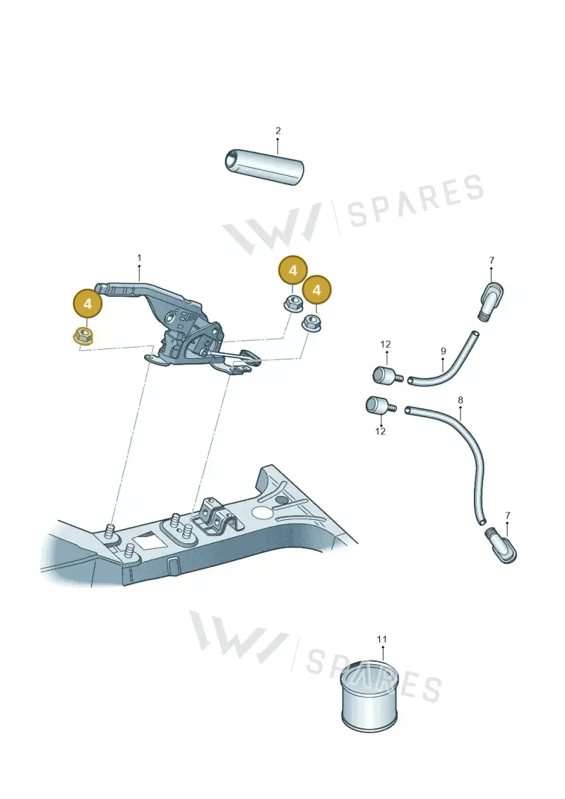 N01508316 — Skoda Superb Ambition (2009-2015) diagram 632711500, position 4