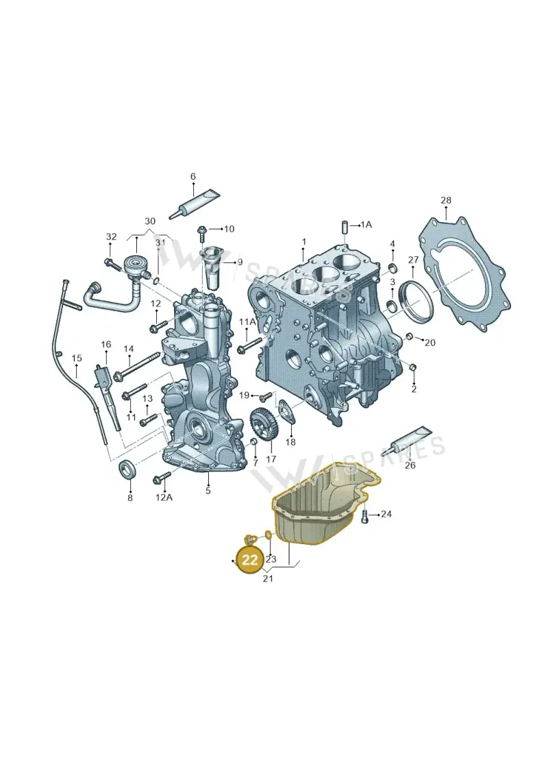 N0160276 — Skoda Rapid (2012-2022) diagram 253103050, position 22