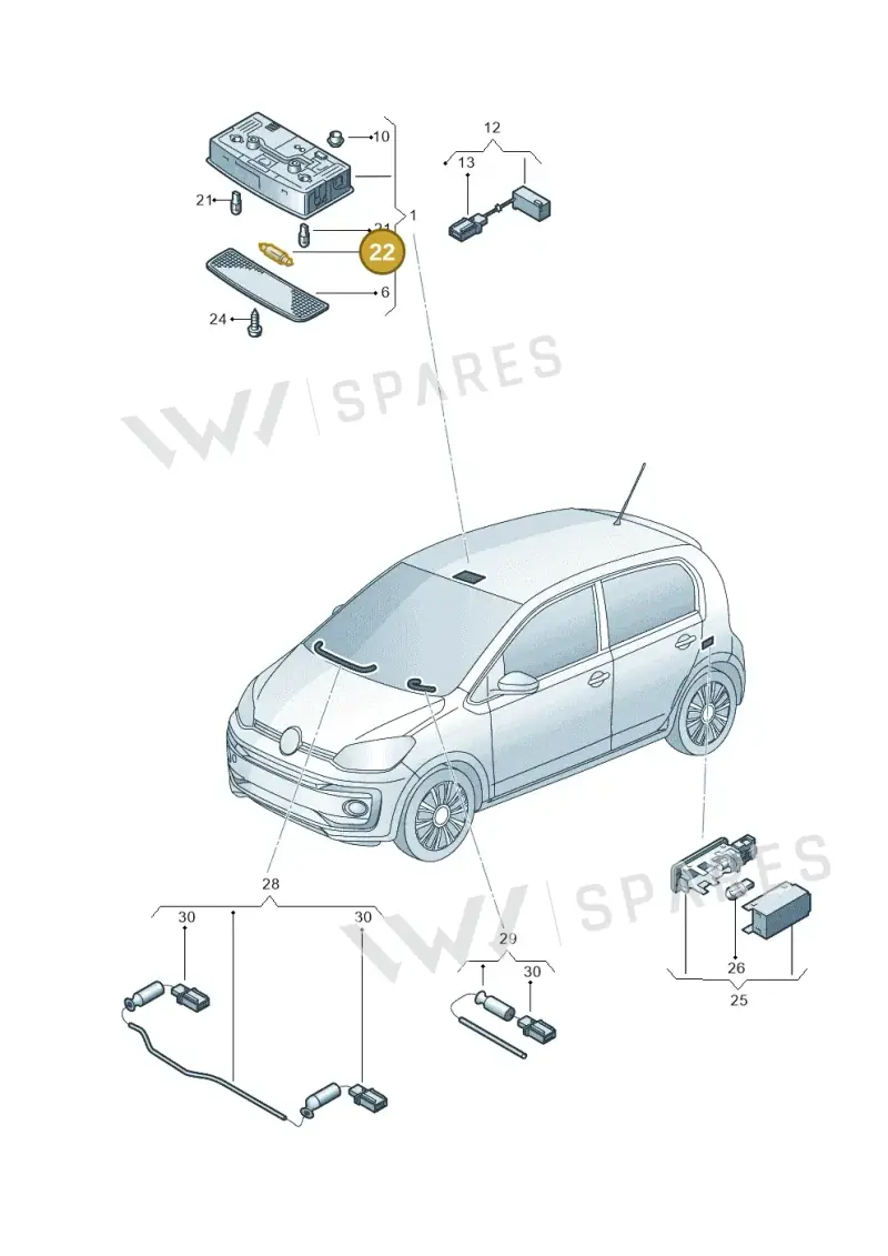 N0177234 — Skoda Citigo (2019-2021) diagram 583947000, position 22