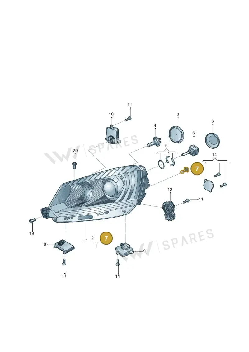 N0177632 — Skoda Yeti (2013-2017) diagram 767941200, position 7