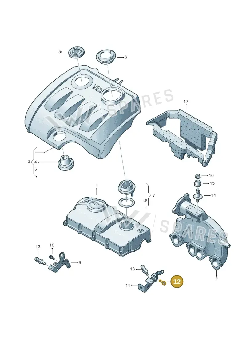 N0197006 — Skoda Octavia ambiente (2008-2013) diagram 419103750, position 12