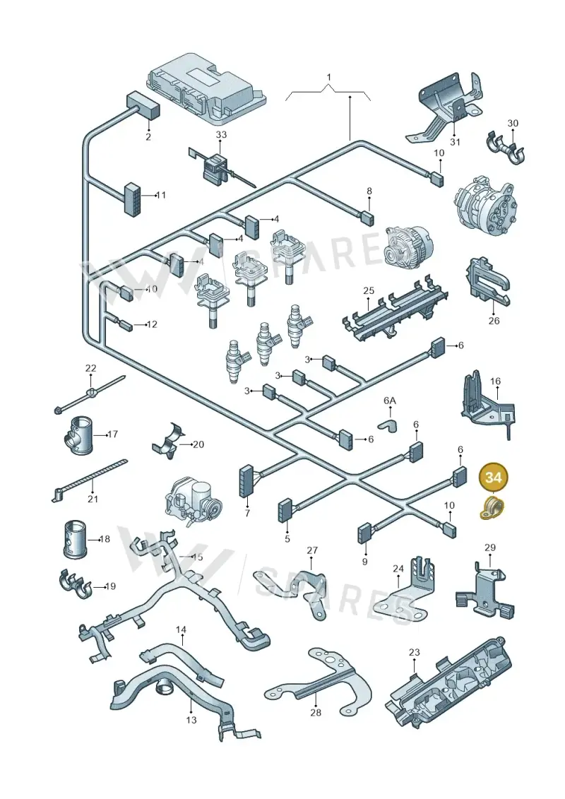 N0206227 — Skoda Rapid (2012-2022) diagram 225971030, position 34