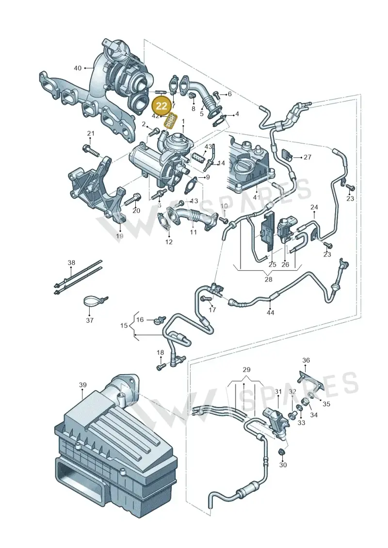 N0445093 — Skoda Octavia (2017-2020) diagram 746131500, position 22
