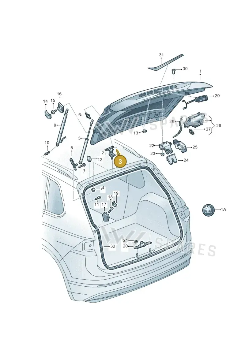 N0902619 — Skoda Kodiaq (2018-2022) diagram 804827000, position 3