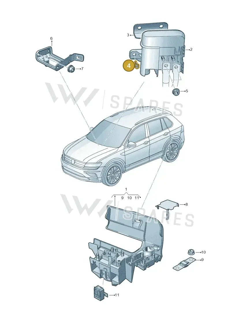 N10005306 — Skoda Kodiaq (2016-2024) diagram 884937300, position 4