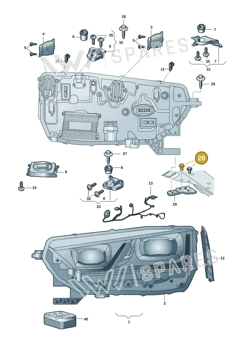 N10009506 — Skoda Octavia (2019-2024) diagram 585941005, position 28