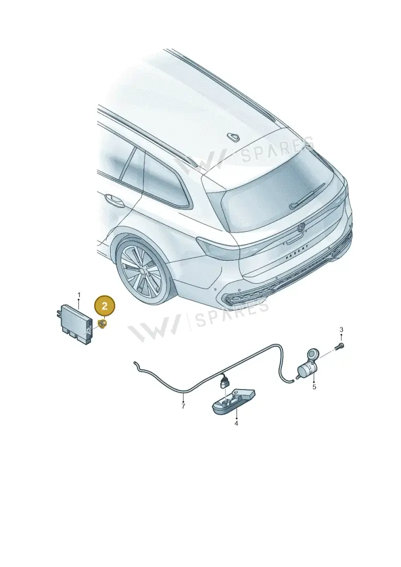 N10015101 — Skoda Superb Combi (2023-) diagram 3j0945055, position 2