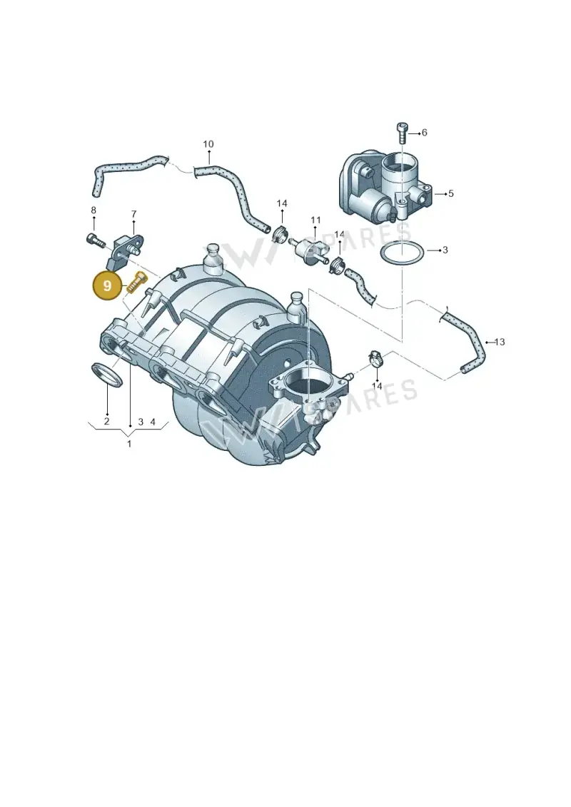 N10022603 — Skoda Rapid (2012-2022) diagram 481133160, position 9