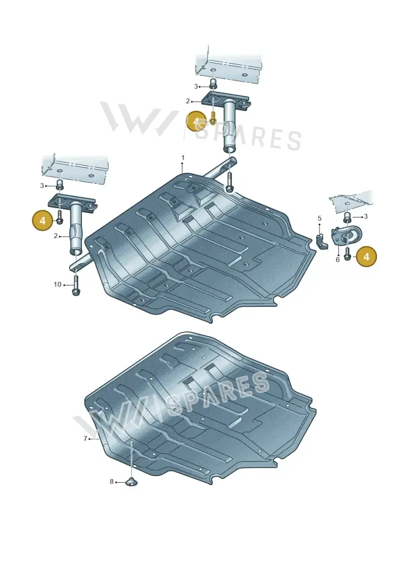 N10070403 — Skoda OCTAVIA/COMBI/4X4      01> (2000-) diagram 194018050, position 4