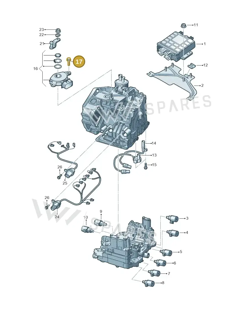 N10086304 — Skoda Roomster (2010-2015) diagram 278927600, position 17