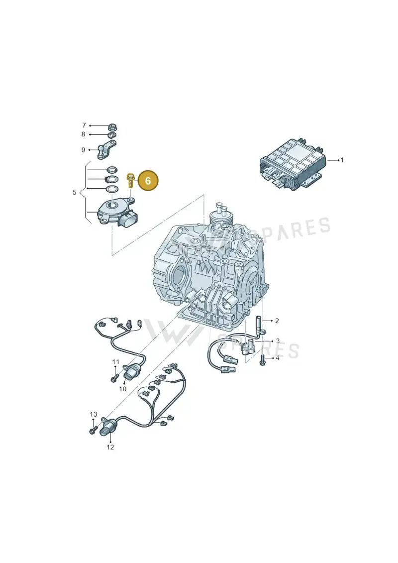 N10086304 — Skoda Rapid (2012-2022) diagram 701927700, position 6
