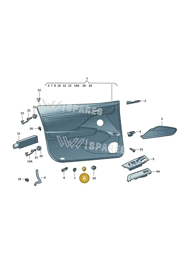 N10124501 — Skoda Enyaq (2020-) diagram 50a867000, position 6