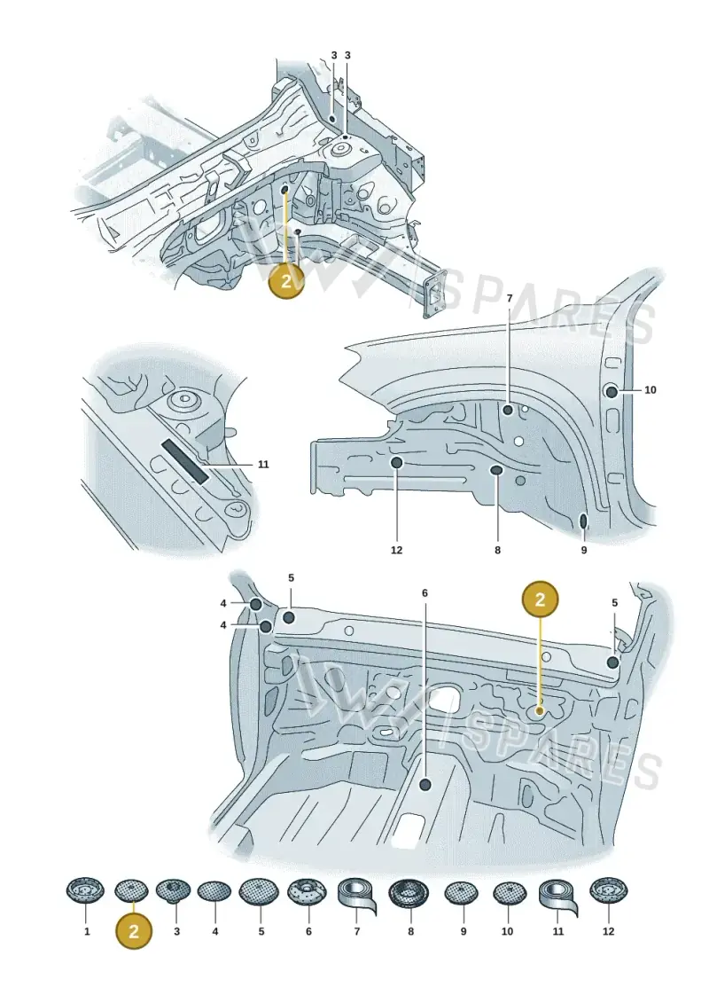 N10124501 — Skoda Kodiaq (2024-) diagram 57h803500, position 2