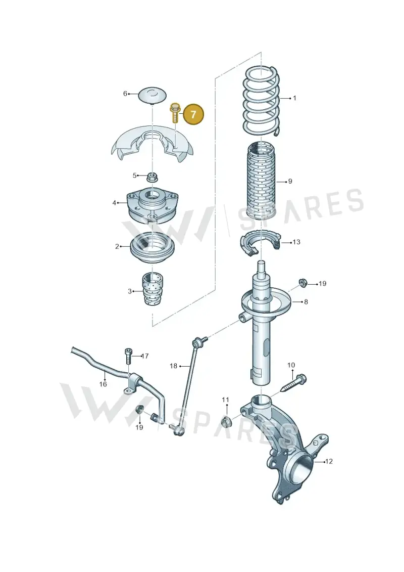 N10127707 — Skoda Superb Combi (2015-2024) diagram 753411000, position 7