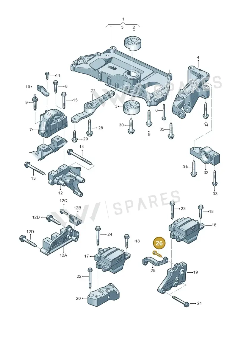 N10142402 — Skoda Octavia ambiente (2008-2013) diagram 649199200, position 26