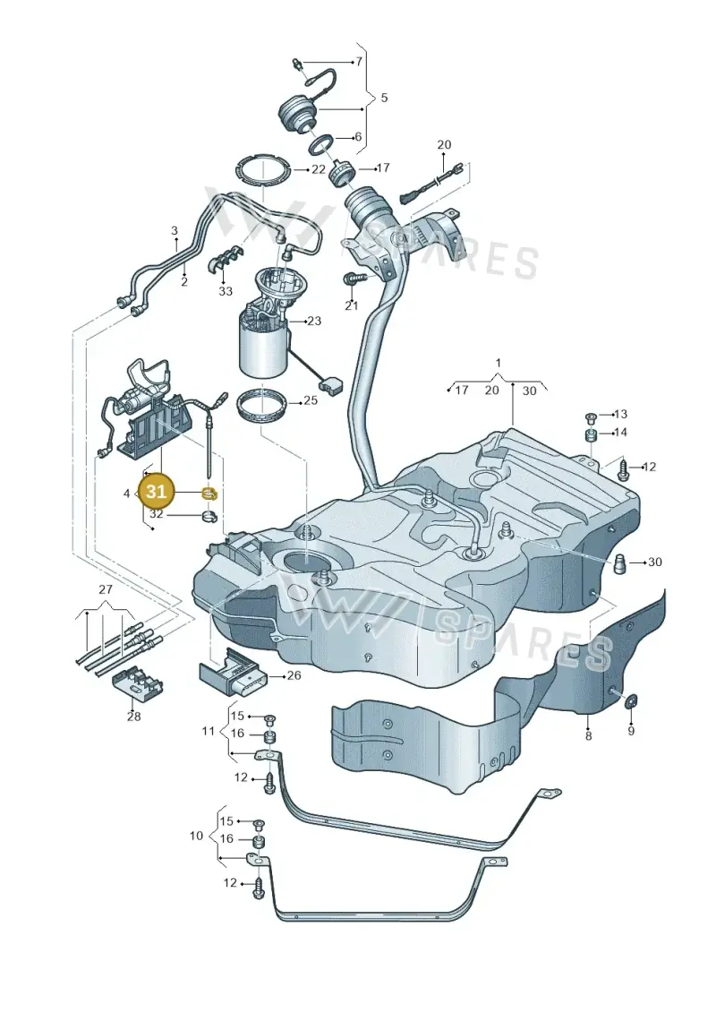 N10203501 — Skoda Superb Combi (2023-) diagram 793201600, position 31