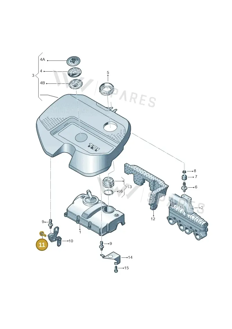 N10226004 — Skoda FABIA/COMBI            05> (2004-) diagram 253103700, position 11