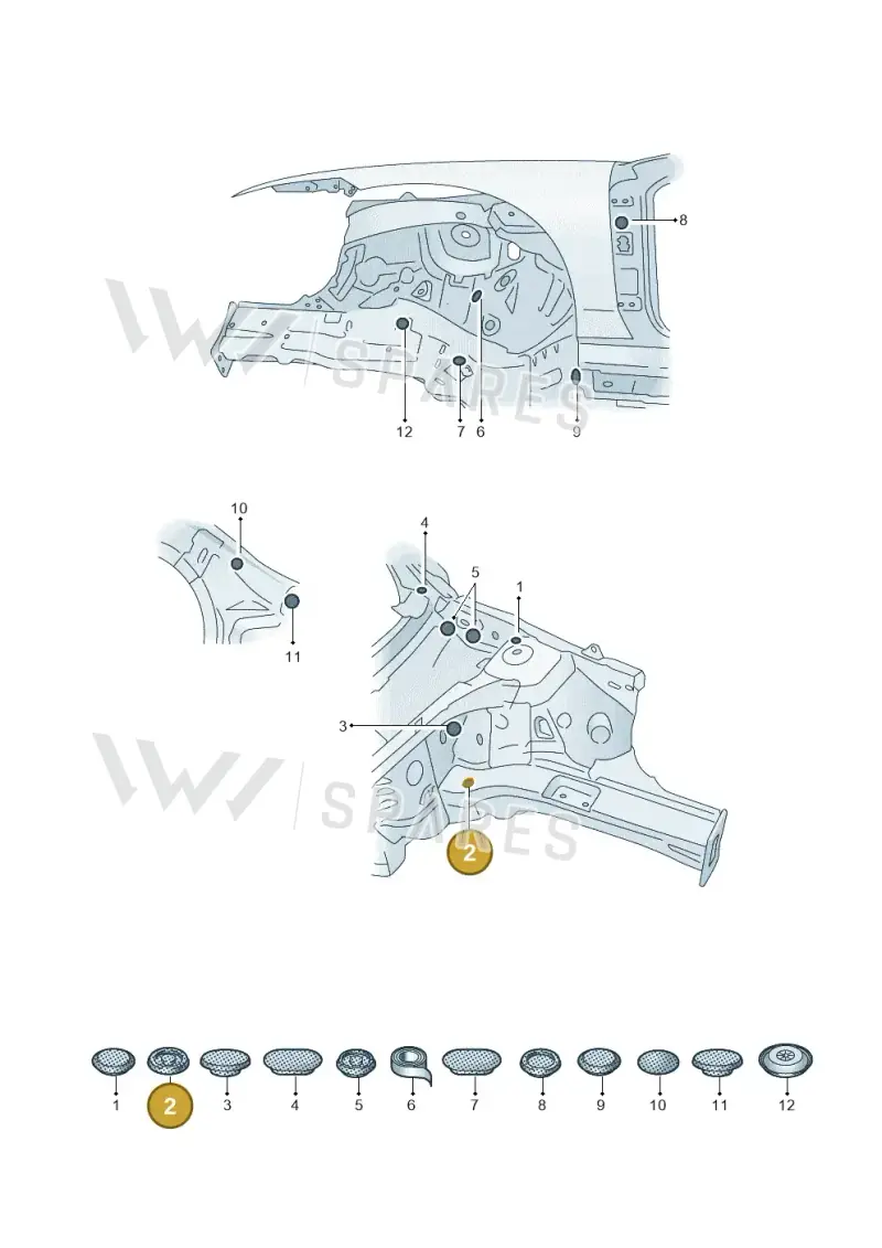 N10226501 — Skoda Superb Combi (2023-) diagram 3p0803500, position 2