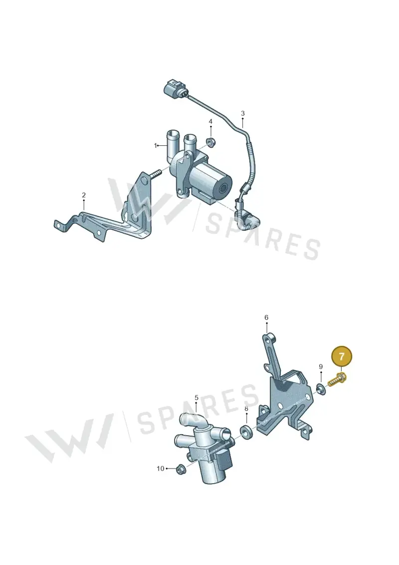 N10285601 — Skoda Yeti (2009-2013) diagram 409819720, position 7