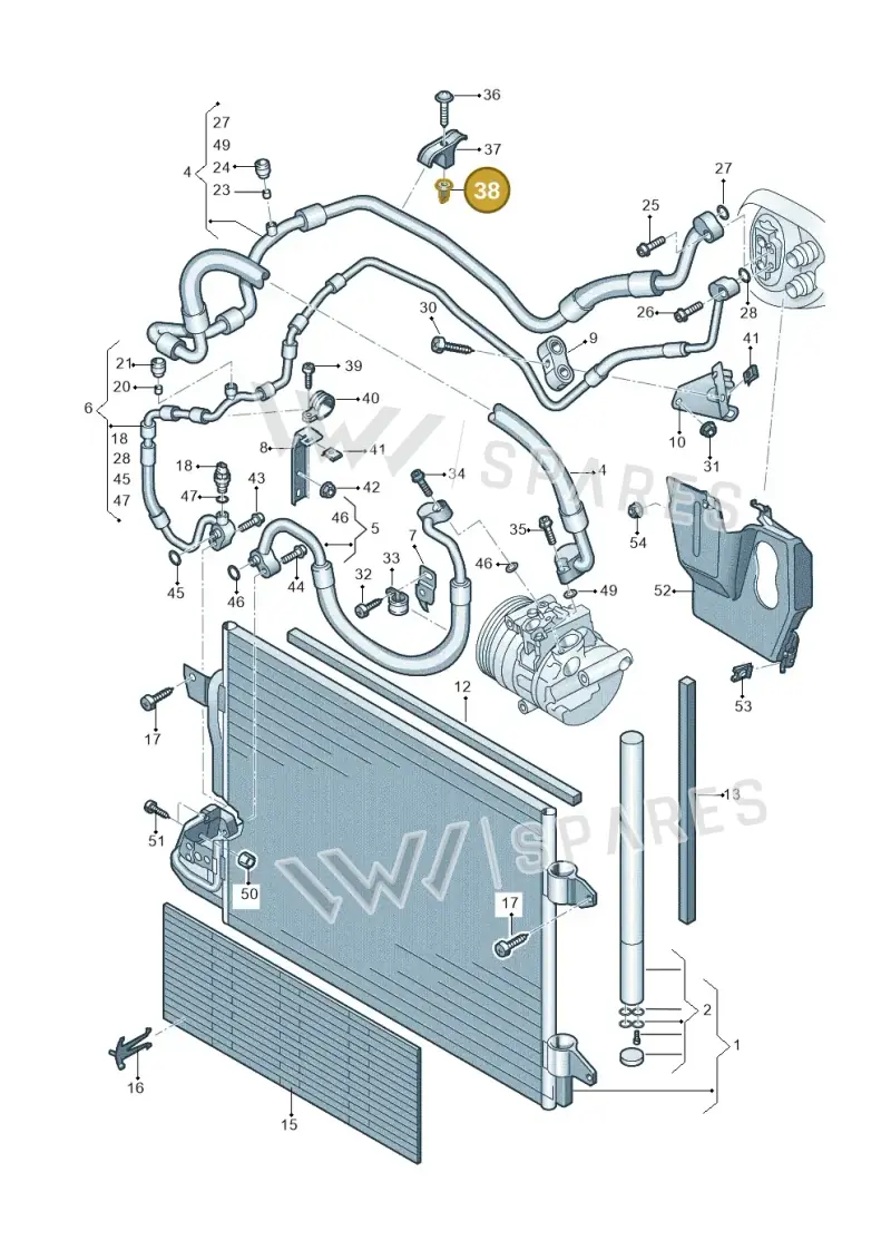 N10318001 — Skoda Yeti (2013-2017) diagram 409260410, position 38