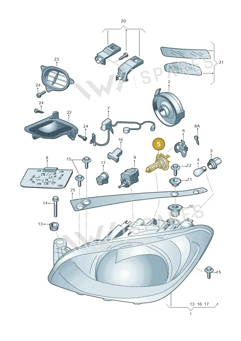 N10320102 — Skoda Citigo (2019-2021) diagram 727941100, position 5