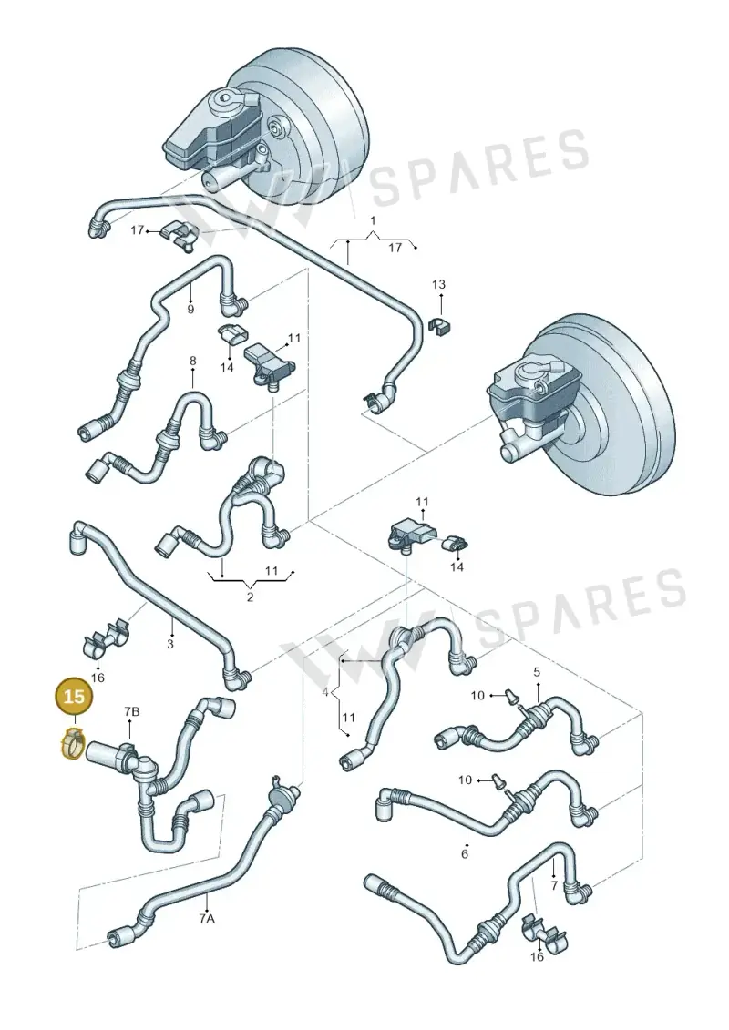 N10320601 — Skoda Yeti (2009-2013) diagram 412611700, position 15