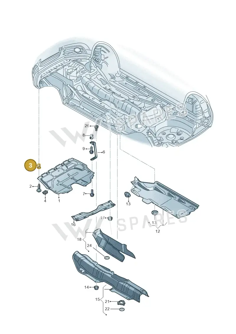 N10327102 — Skoda Fabia (2014-2022) diagram 773825000, position 3
