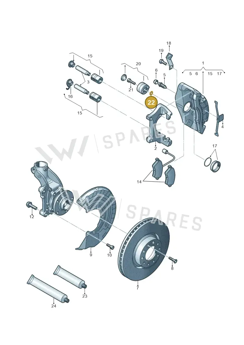 N10404805 — Skoda Superb comfort (2008-2013) diagram 412615500, position 22