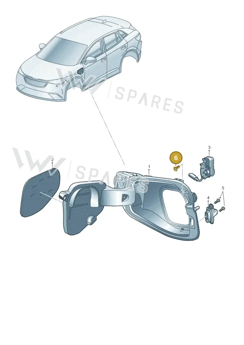 N10415903 — Skoda Kodiaq (2024-) diagram 3p0809110, position 6