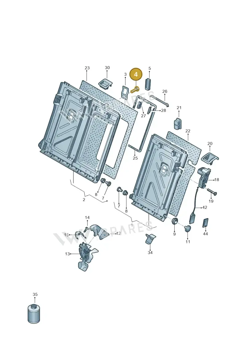 N10416502 — Skoda Octavia (2019-2024) diagram 585000001, position 4